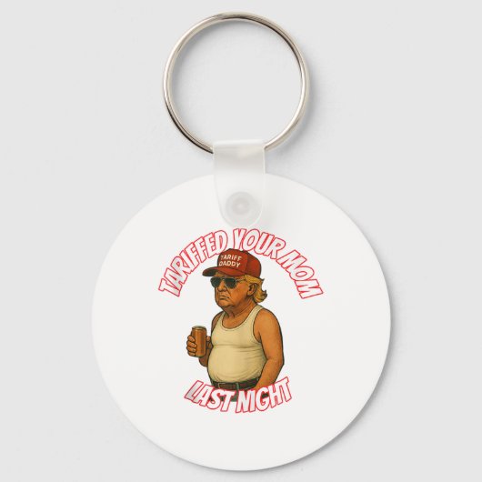 Grappig getarifeerd je moeder gisteravond Tanktop_ Sleutelhanger (Voorkant)
