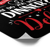 Grappig getrouwd koppels hem of haar 20ste bruilof poster (Hoek)