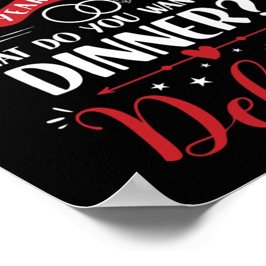 Grappig getrouwd koppels hem of haar 20ste bruilof poster (Hoek)