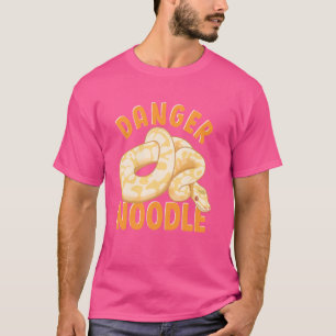 Grappig gevaar Noodle Snake Boys Slangen Meme Snek T-shirt