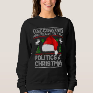 Grappig gevaccineerd en klaar om politiek te sprek trui