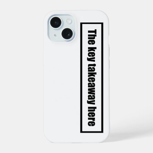 grappig geval iPhone 15 case (Achterkant)
