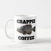 Grappig Gevist Crappie Coffee Pun Angler Buiten Koffiemok (Links)