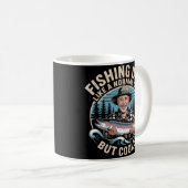 Grappig Gevist Dad Badge Outdoor Scene Koffiemok (Voorkant rechts)