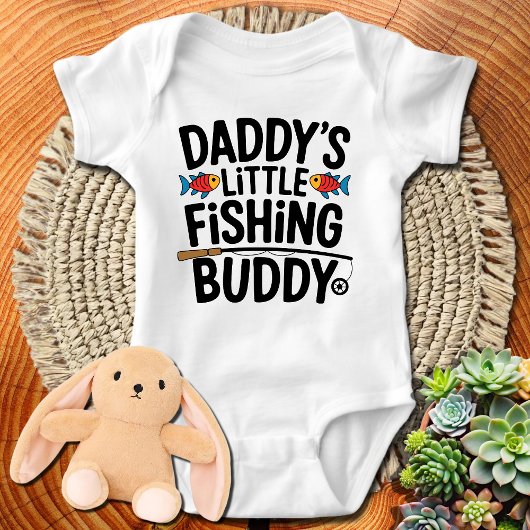Grappig Gevist | Daddys Little Vissen Buddy Romper