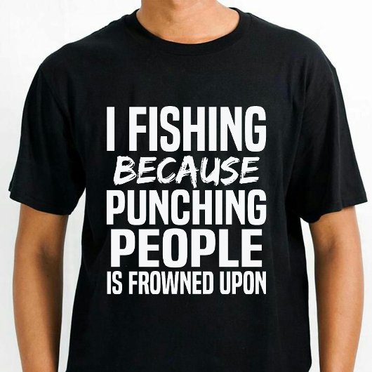 Grappig Gevist en Camping Lover Papa Zwart T-shirt