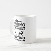 Grappig Gevist en jaaggeschreeuw Koffiemok (Voorkant links)