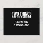 Grappig Gevist Gezegde dat een huwelijk aandoet Briefkaart (Voorkant)