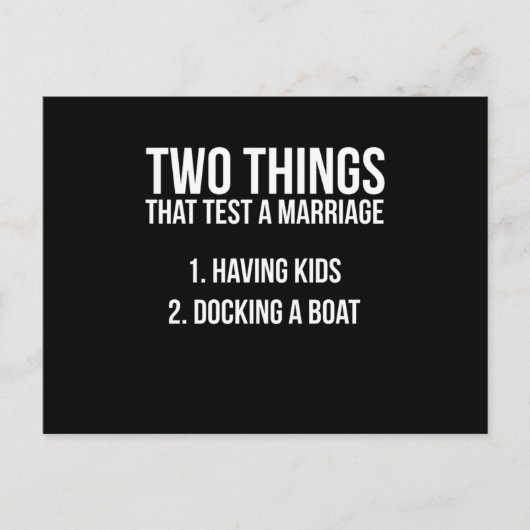 Grappig Gevist Gezegde dat een huwelijk aandoet Briefkaart (Voorkant)