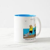 Grappig Gevist Humor Mok cadeau (Voorkant rechts)