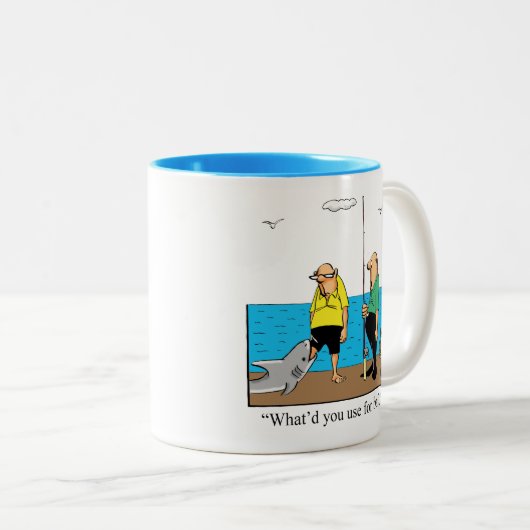 Grappig Gevist Humor Mok cadeau (Voorkant rechts)