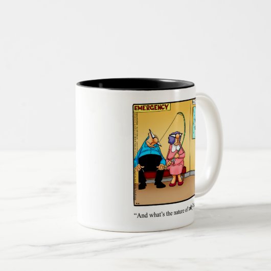 Grappig Gevist Humor Mok cadeau (Voorkant rechts)