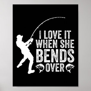 Grappig Gevist, ik hou ervan als ze over Fisher bu Poster