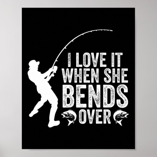 Grappig Gevist, ik hou ervan als ze over Fisher bu Poster (Voorkant)