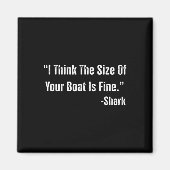 Grappig Gevist ik vind de grootte van je boot prim Magneet (Voorkant)