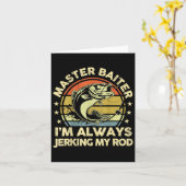  Grappig Gevist Meester Baiter im Always Jerk Kaart (Gele Bloem)