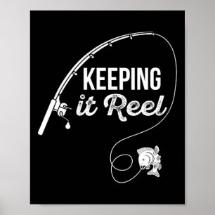 Grappig Gevist Pole houden het Reel Joke Gift 1 Poster