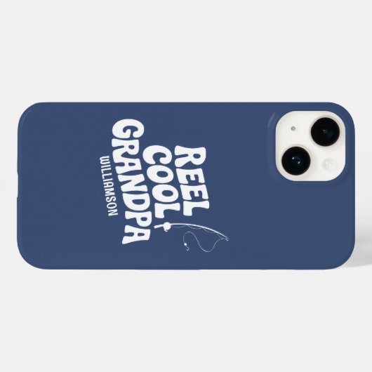 Grappig Gevist Reel Cool opa Vaders dag cadeau Case-Mate iPhone Case (Achterkant (horizontaal))
