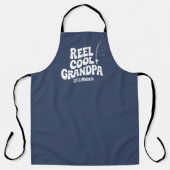 Grappig Gevist Reel Cool opa Vaders dag cadeau Schort (Voorkant)