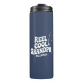 Grappig Gevist Reel Cool opa Vaders dag cadeau Thermosbeker (Voorkant)