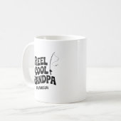 Grappig Gevist Reel Cool Opa Vaders Day Gift Koffiemok (Voorkant links)