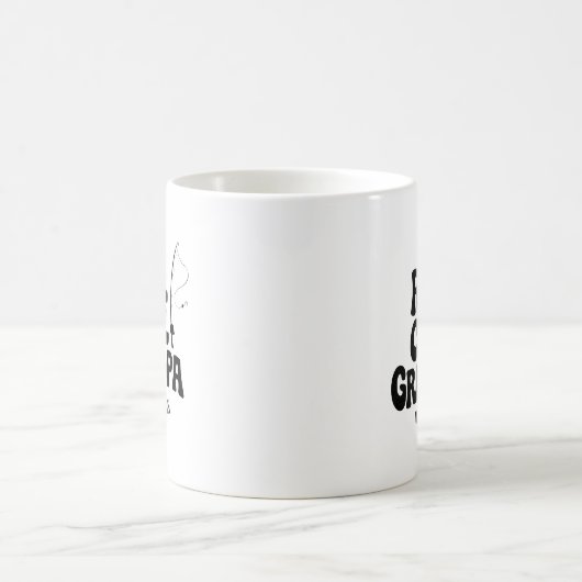 Grappig Gevist Reel Cool Opa Vaders Day Gift Koffiemok (Center)