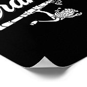 Grappig Gevist Reel Pun Shirt Poster (Hoek)