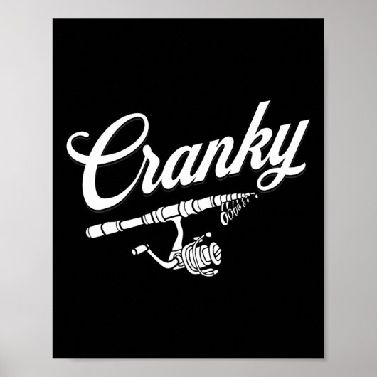 Grappig Gevist Reel Pun Shirt Poster (Voorkant)