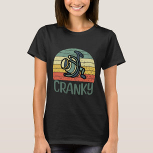 Grappig Gevist Reel Pun Shirt voor Cranky Vissers