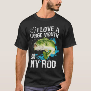 Grappig Gevist Shirt. Ik hou van een grote mond op T-shirt