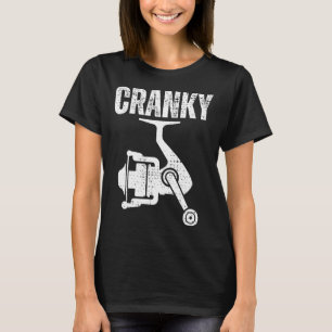 Grappig Gevist T-shirt voor Mannen Cranky Gevist T
