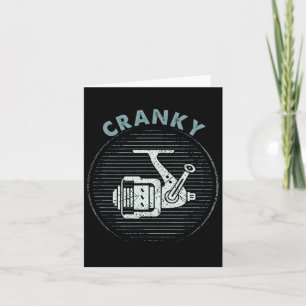 Grappig Gevist T-shirt voor mannen Cranky Kaart