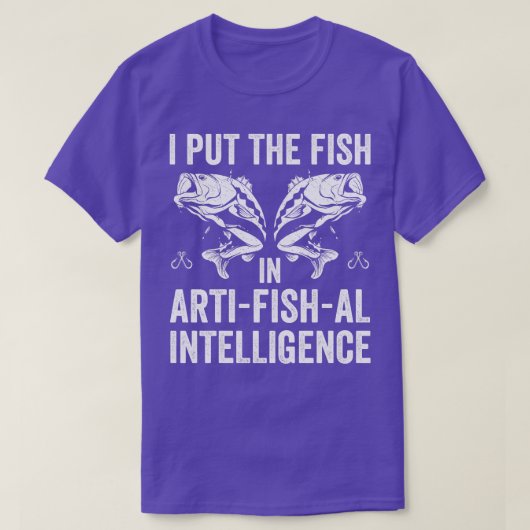 Grappig Gevist Visser Gezegde Vis 2 T-shirt (Design voorkant)