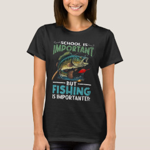 Grappig Gevist voor jongens Kinder jeugd vis Gezeg T-shirt