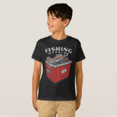 Grappig Gevist Warrior Gezegde Visser Gra T-shirt (Voorkant volledig)