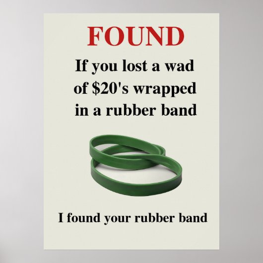 Grappig gevonden Poster (Voorkant)