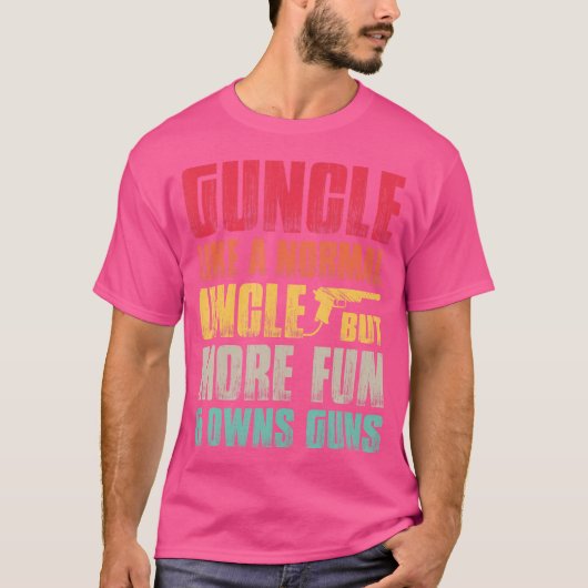 Grappig geweer als een normale oom, maar leuker en t-shirt (Voorkant)