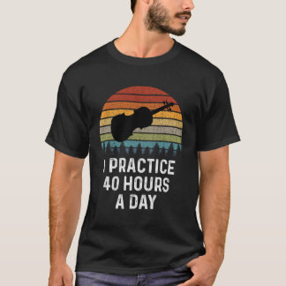 Grappig geweld geeft me 40 uur per dag vio t-shirt