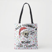 Grappig, Geweldig Klein Verschrikkelijk Kerstfeest Tote Bag (Voorkant)