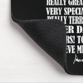 Grappig geweldig pap Donald Trump Fathers Day Gift Muismat (Hoek)