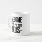 Grappig Geweldig Zoals Mijn Kinderen Trots Ouder Koffiemok (Voorkant links)
