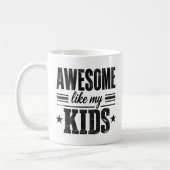 Grappig Geweldig Zoals Mijn Kinderen Trots Ouder Koffiemok (Links)