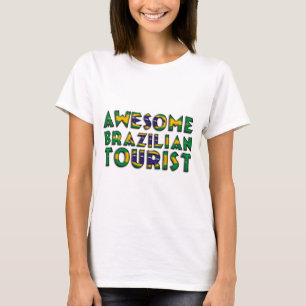 Grappig Geweldige Braziliaans toeristisch vliegvel T-shirt