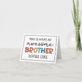 Grappig Geweldige Brother | Cadeau voor beste broe Kaart (Voorkant)