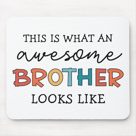 Grappig Geweldige Brother | Cadeau voor beste broe Muismat (Voorkant)