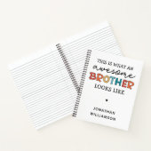 Grappig Geweldige Brother | Cadeau voor beste broe Notitieboek (Binnen)