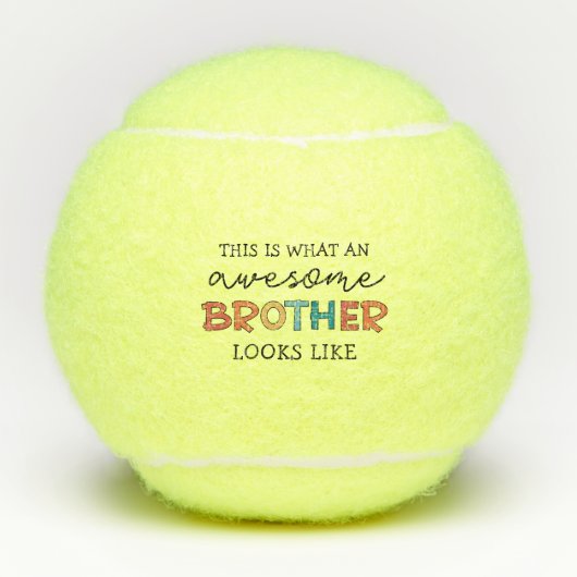 Grappig Geweldige Brother | Cadeau voor beste broe Tennisballen (Voorkant)