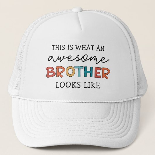 Grappig Geweldige Brother | Cadeau voor beste broe Trucker Pet (Voorkant)