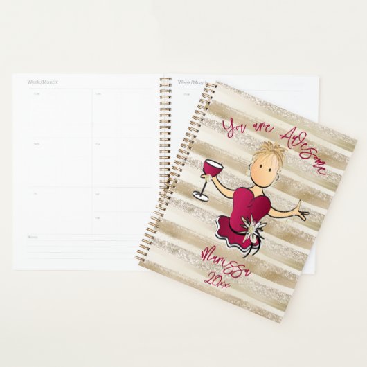 Grappig Geweldige voor Haar Vrouw Cartoon Kalender Planner (Display)