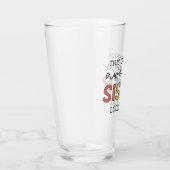 Grappig Geweldige Zusje | Cadeaus voor Beste Zuste Glas (Rechts)